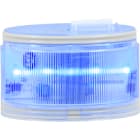 SIRENA - ELYPS LM : élément lumineux bleu - lumière fixe - lentille transparente - 24V