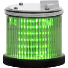 SIRENA - TWS LED : élément extra lumineux vert - fixe/flash - lentille transparente