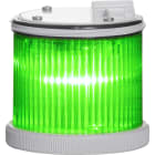 SIRENA - TWS S : élément extra lumineux vert - fixe/flash - lentille colorée - V12/24DAC