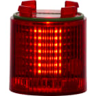 SIRENA - BABYTWS : élément lumineux rouge - lumière fixe - lentille colorée - V24ACDC