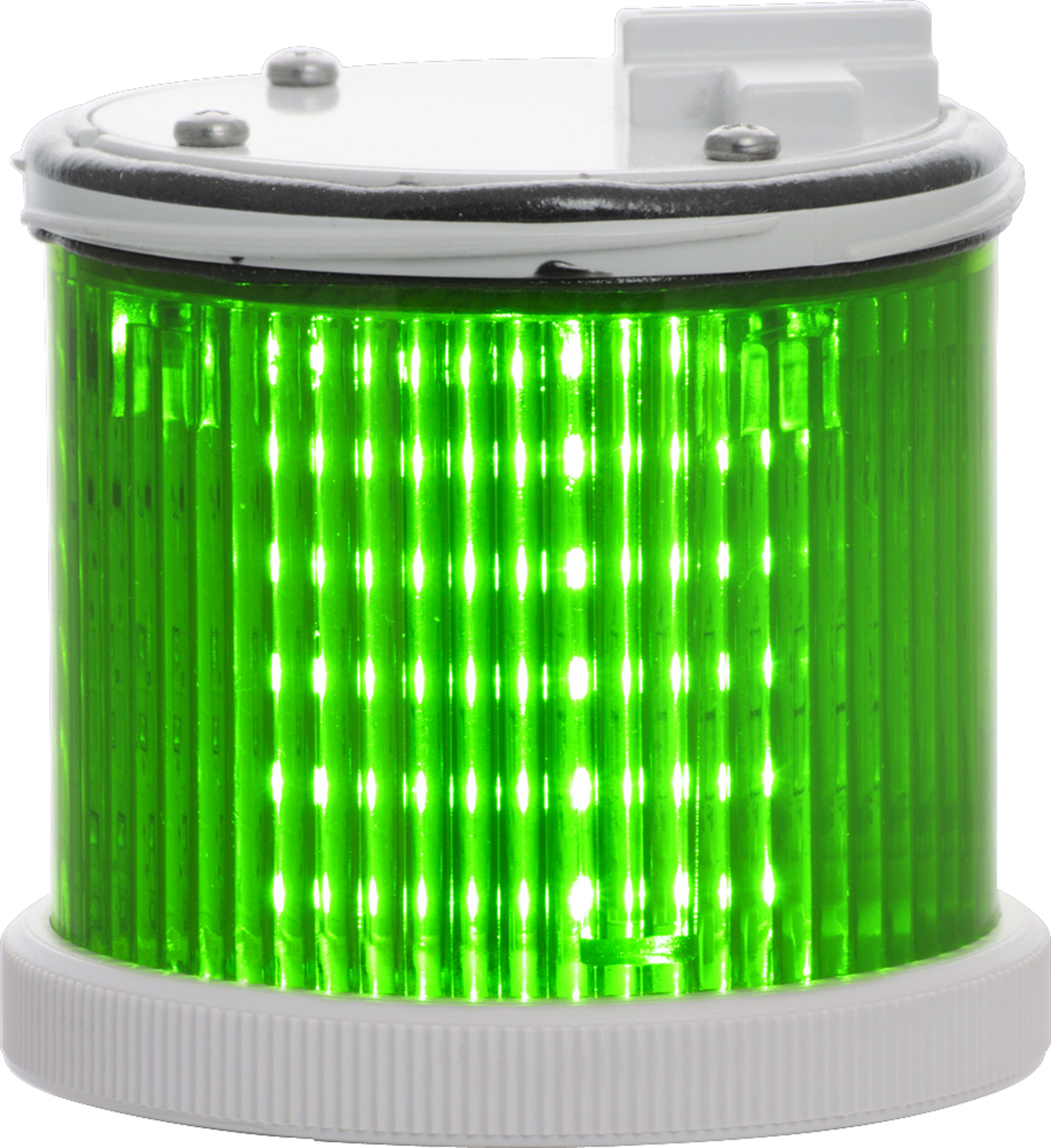SIRENA - TWS LED : élément lumineux vert - lumière fixe - lentille colorée - V24ACDC