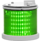SIRENA - TWS LED : élément lumineux vert - lumière fixe - lentille colorée - V24ACDC