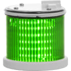 SIRENA - TWS LED : élément lumineux vert - fixe/flash - lentille colorée - V110AC - gris