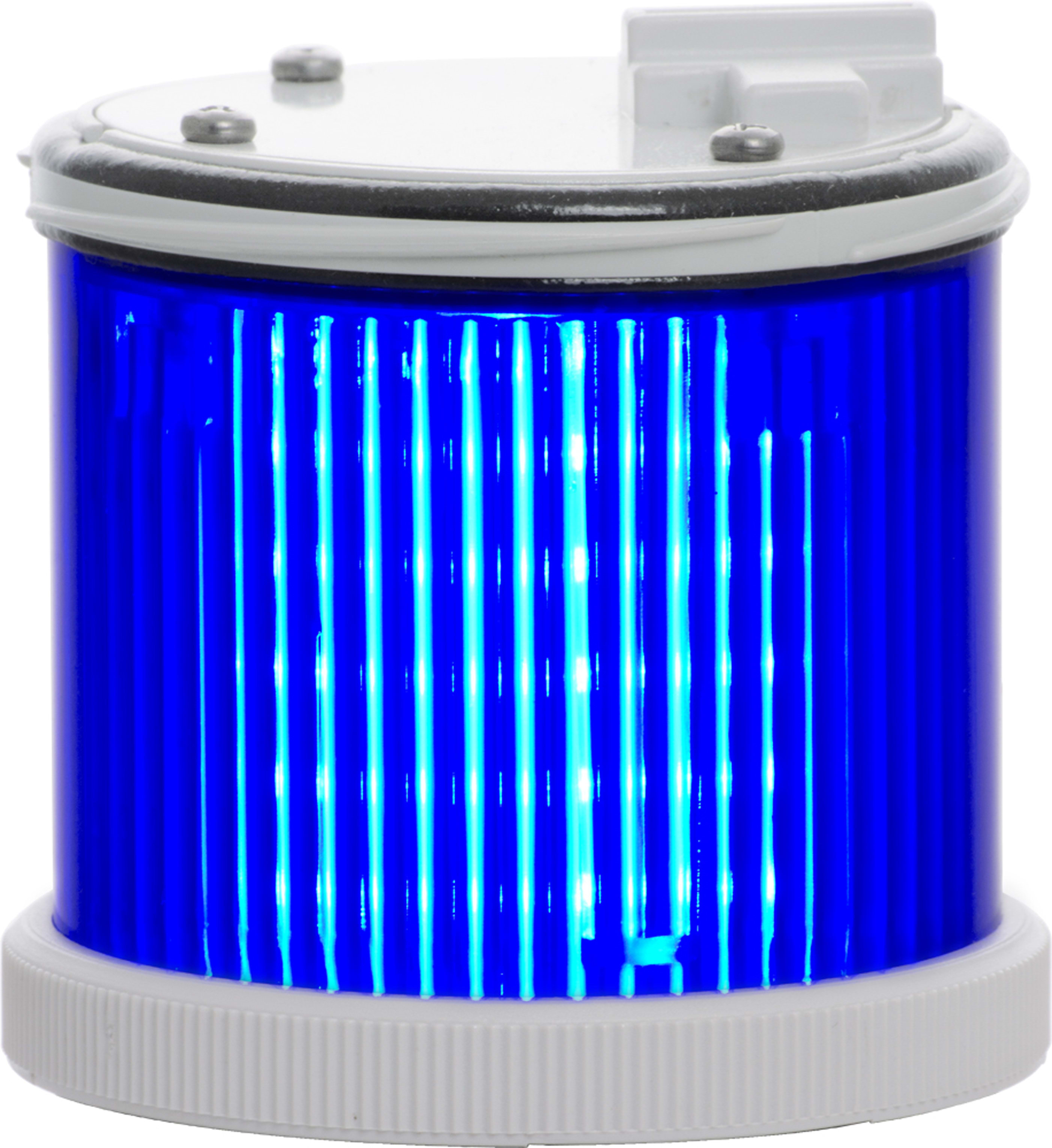 SIRENA - TWS LED : élément lumineux bleu - fixe/flash - lentille colorée - V240AC - gris