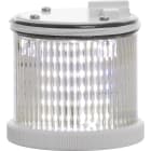 SIRENA - TWS LED : élément lumineux blc - fixe/flash - lentille colorée - V240AC - gris