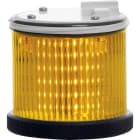 SIRENA - TWS LED : élément lumineux jau - fixe/flash - lentille colorée - V110AC - noir