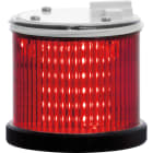 SIRENA - TWS LED : élément lumineux rge - fixe/flash - lentille colorée - V240AC - noir