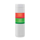 SIRENA - EOS : colonne de signalisation pré assemblée - rouge/vert - buzzer - 12/24VACDC