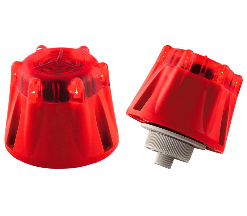 SIRENA - buzzer actoustique-lumineux 3 sons (continu/pulsé lent/rapide) 85db IP55