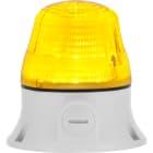 SIRENA - Microlamp LED : balise LED - fixe/clignotant - jaune - IP54 - 12/24vacdc