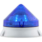 SIRENA - CTL900 LED bleu, feu fixe/clignotant, IP54, V90/240AC, diamètre 90mm, base grise
