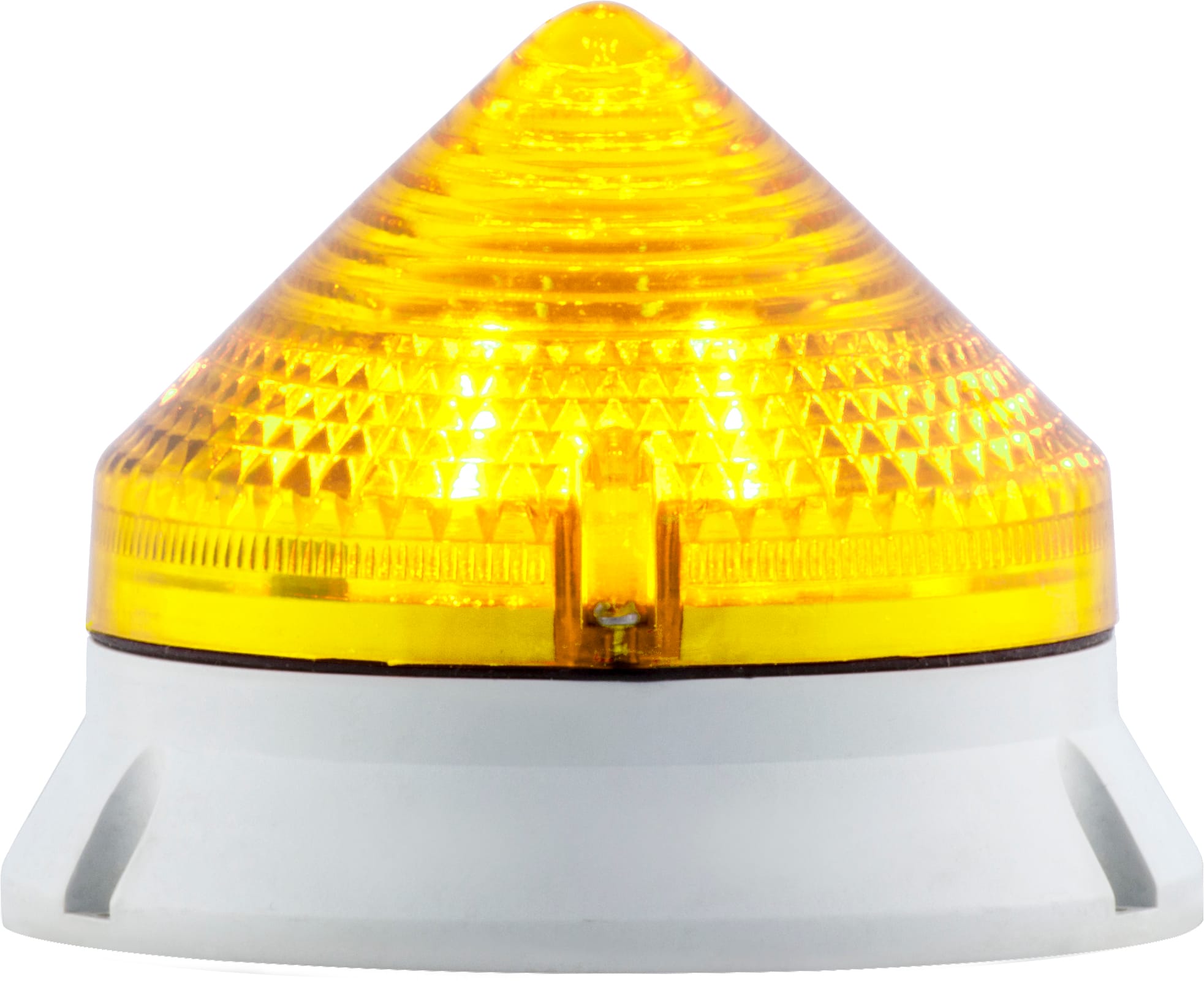 SIRENA - CTL900 LED, feu fixe/clignotant, IP54, V90/240AC, diam 90mm, base grise