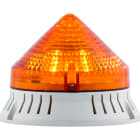 SIRENA - Acoustique orange fixe/clignotant son continu/pulsé 72db IP30 diam 90mm