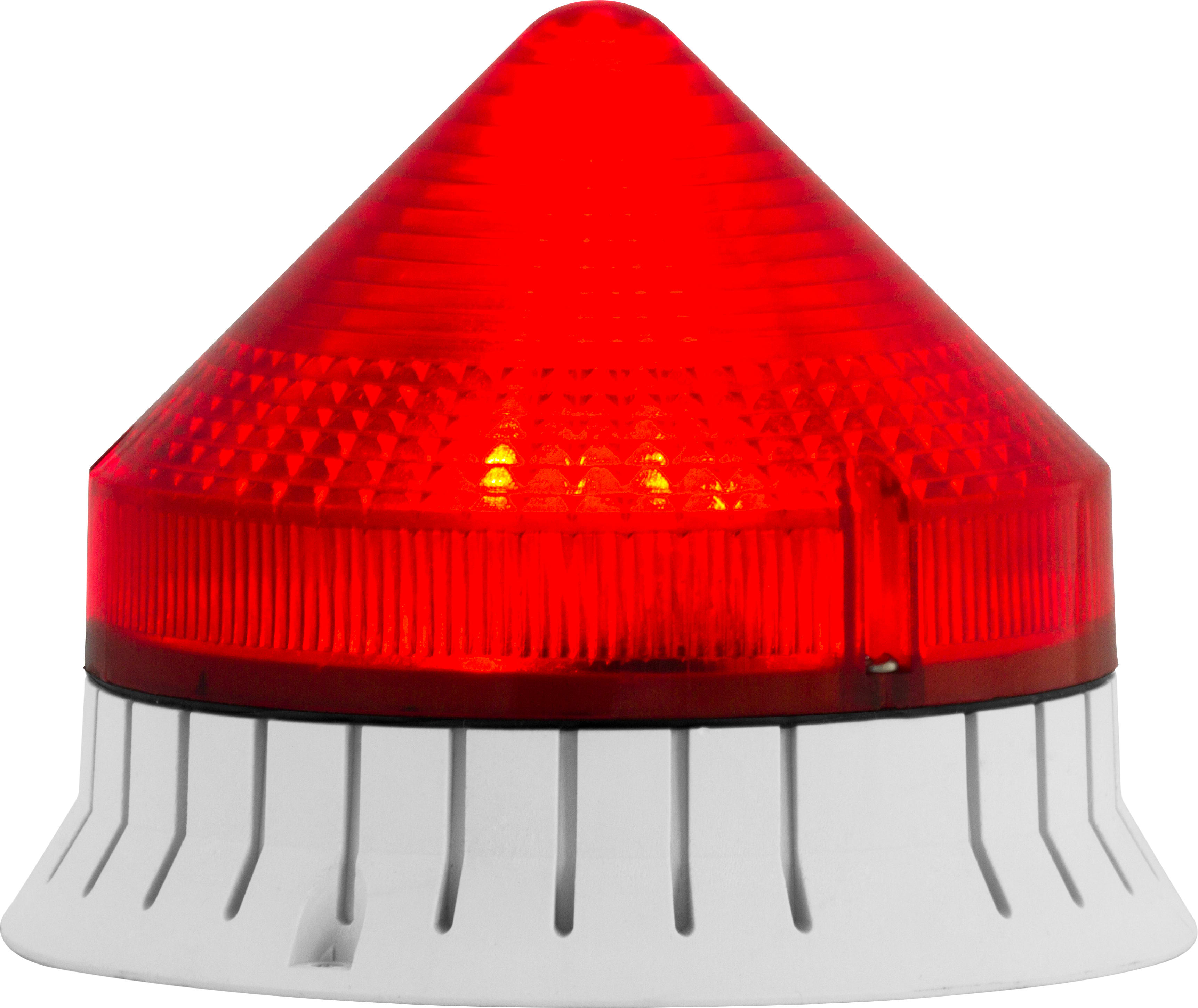 SIRENA - CTL1200 LED, feu fixe/clignotant, IP54, V12/24ACDC, diam 120mm, base grise