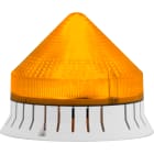 SIRENA - Acoustique orange fixe/clignotant son continu/pulsé 74db IP30 diam 120mm