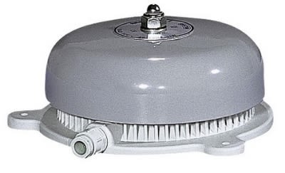 SIRENA - SIAD 165 grise sonnerie électromécanique 165mm diam son continu 98db IP66 V240DC