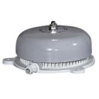 SIRENA - SIAD 165 grise sonnerie électromécanique 165mm diam son continu 98db IP66 V240DC