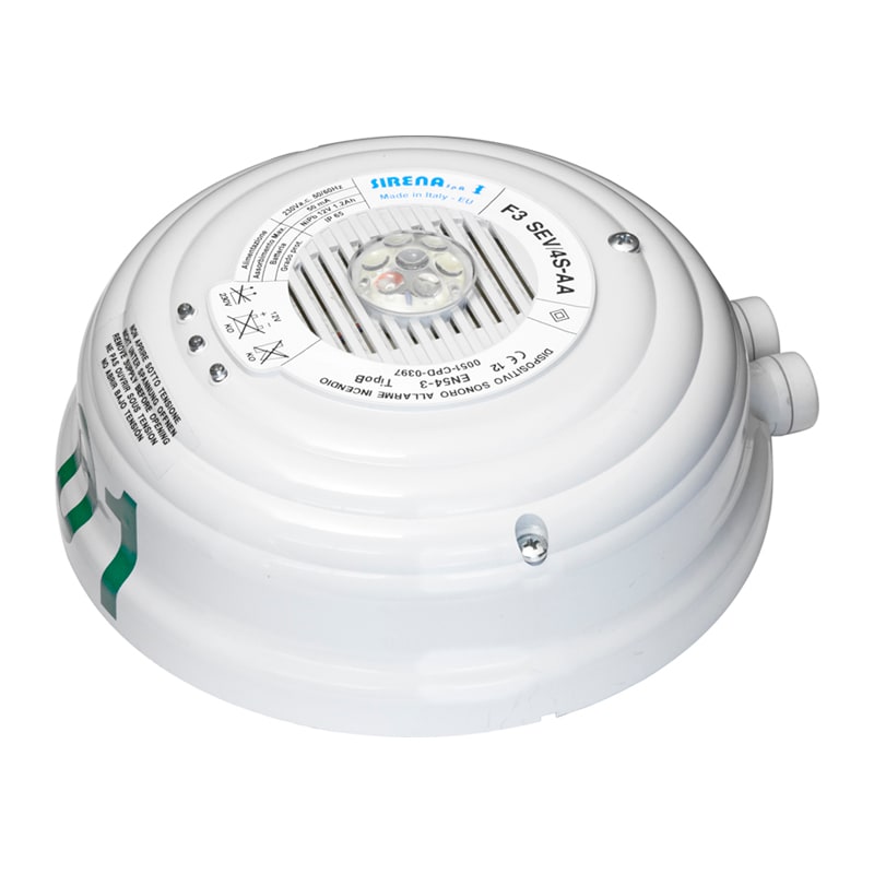 SIRENA - Système d'évacuation 4 niveaux d'alarme progressivité du son GRIS