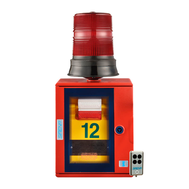 SIRENA - système d'évacuation hermétique 2 SS lumineuse frontale V240AC