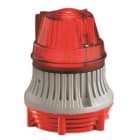 SIRENA - Microlamp : balise fixe/clignotant son continu/pulsé 75db IP30 base grise