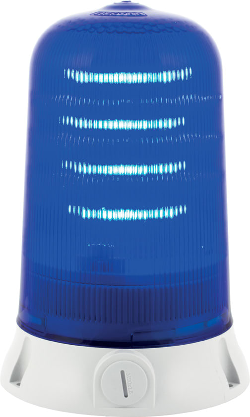 SIRENA - Rotallarm s LED : feu bleu - fixe/clignotant/tournant - IP65 - v12/24acdc