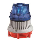 SIRENA - signalisation machine feu à éclats xénon son pulsé 80db IP30 base grise