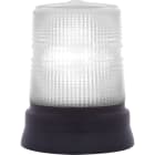 SIRENA - STR LED72 S led lumière fixe/clignotante IP65 V24ACDC base plate noire