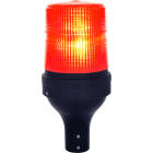 SIRENA - STR LED72 P led lumière fixe/clignotante IP65 V24ACDC base hampe noire