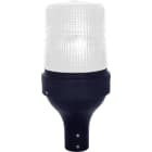 SIRENA - STR LED72 P led lumière fixe/clignotante IP65 V24ACDC base hampe noire