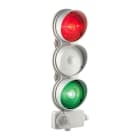 SIRENA - Feu de signalisation bicolore avec buzzer: SMFR 12.2 LD24Q AV24 DC