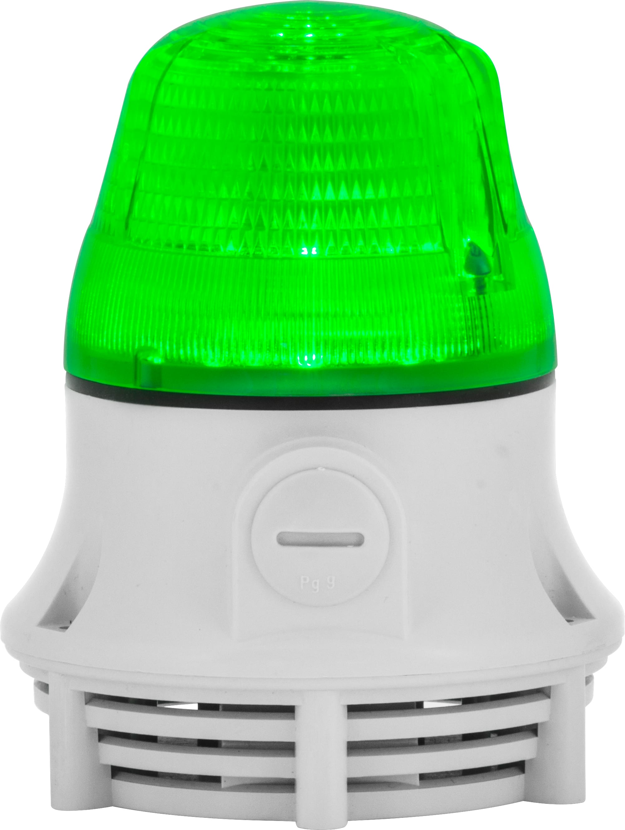 SIRENA - Microlamp : balise fixe/clignotant son continu/pulsé 75db IP30 base grise