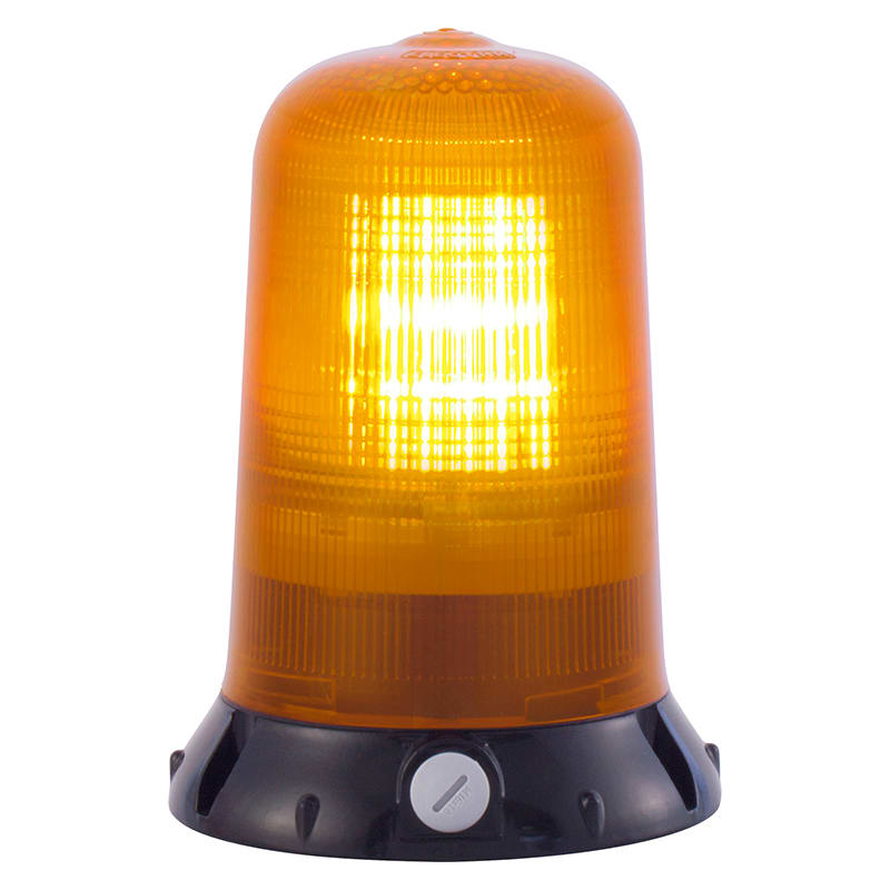 SIRENA - ROTALLARM HD : feu orange à éclats au Xénon, IP65, V12/24ACDC, base noire