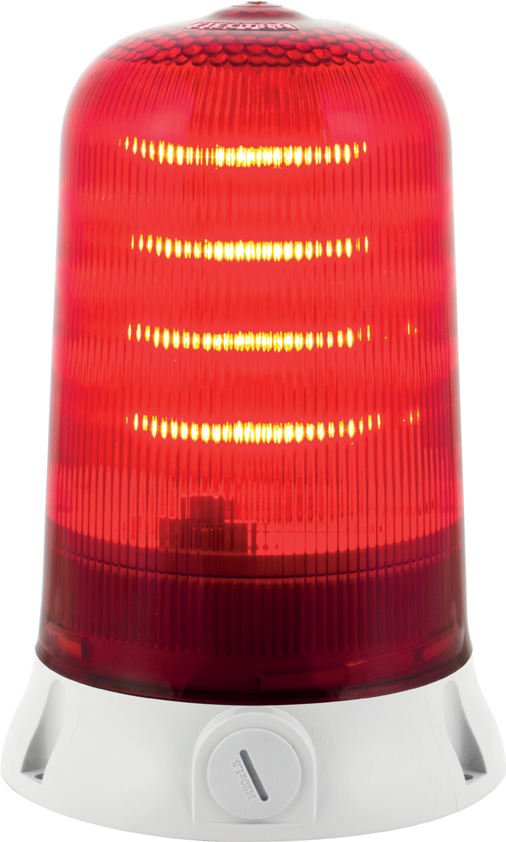 SIRENA - Rotallarm s LED : feu rouge - fixe/clignotant/tournant - IP65 - v12/24acdc