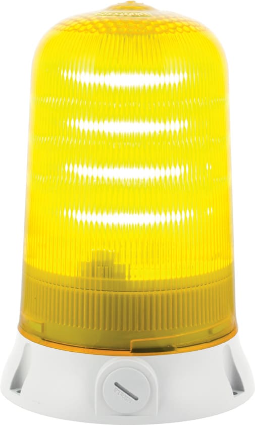 SIRENA - Rotallarm s LED : feu jaune - fixe/clignotant/tournant - IP65 - v90/240vac