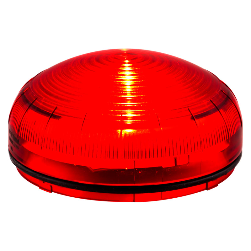 SIRENA - MLINE : Feu led flash rouge IP66 12/24V ACDC