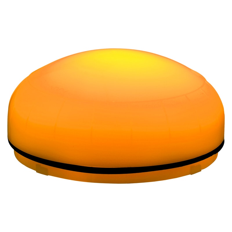 SIRENA - Mline : feu LED org - fixe/clignotant/stroboscopique - lentille opaline - IP66