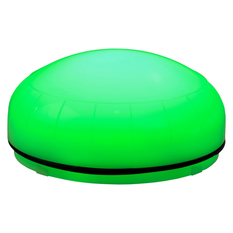 SIRENA - Mline : feu LED vert - fixe/clignotant/stroboscopique - lentille opaline - IP66