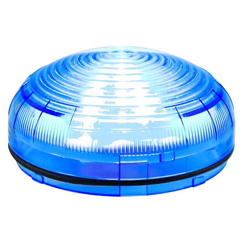 SIRENA - Mline : feu LED bleu - fixe/clignotant/stroboscopique - lentille striée - IP66