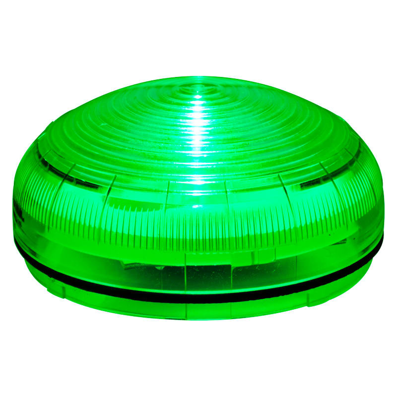 SIRENA - Mline : feu LED vert - fixe/clignotant/stroboscopique - lentille striée - IP66
