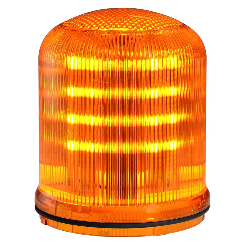 SIRENA - Mline : feu LED orange - fixe/clignotant/tournant- IP66 - lentille colorée
