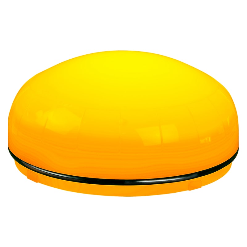 SIRENA - Dispositif lumineux à led orange, lumière fixe, lentille opaline, IP66