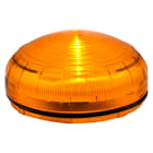 SIRENA - Mline : feu LED org - fixe/clignotant/stroboscopique - lentille striée - IP66