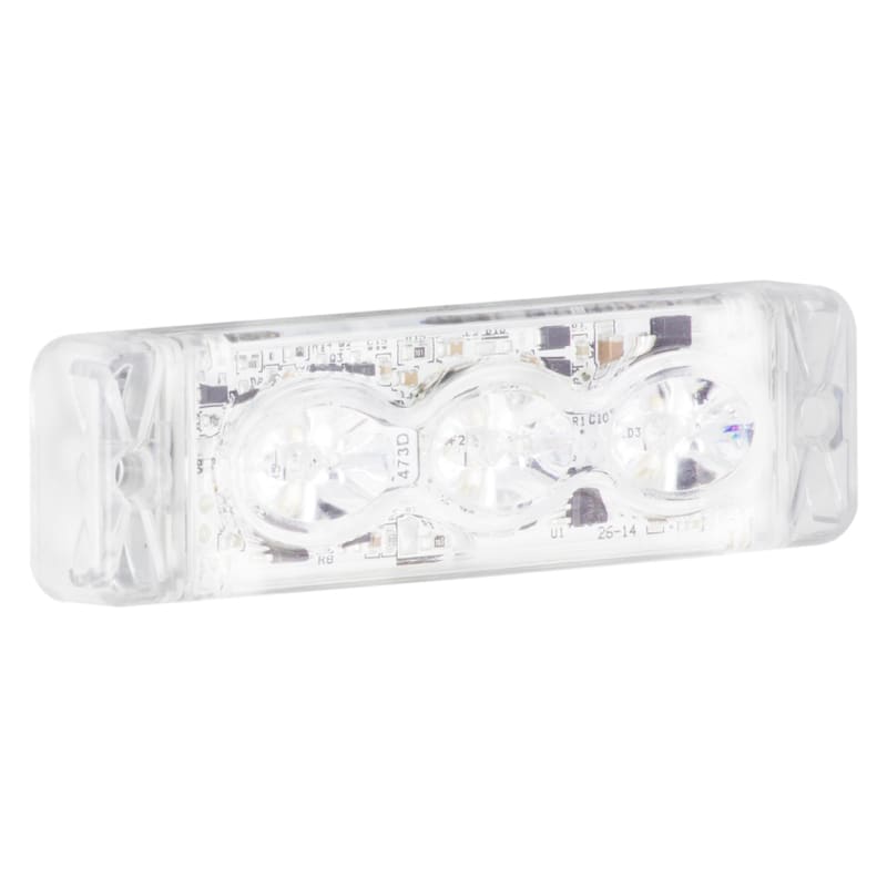SIRENA - FWL feu linéaire LED lumière fixe et flash (triple éclat) IP66 V12/24DC
