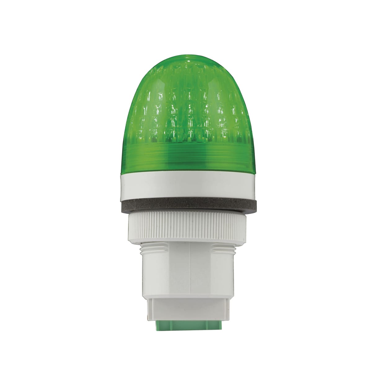 SIRENA - P40 S vert, feu LED multifonctionnel, lumière fixe, IP66, V90/240AC, base grise