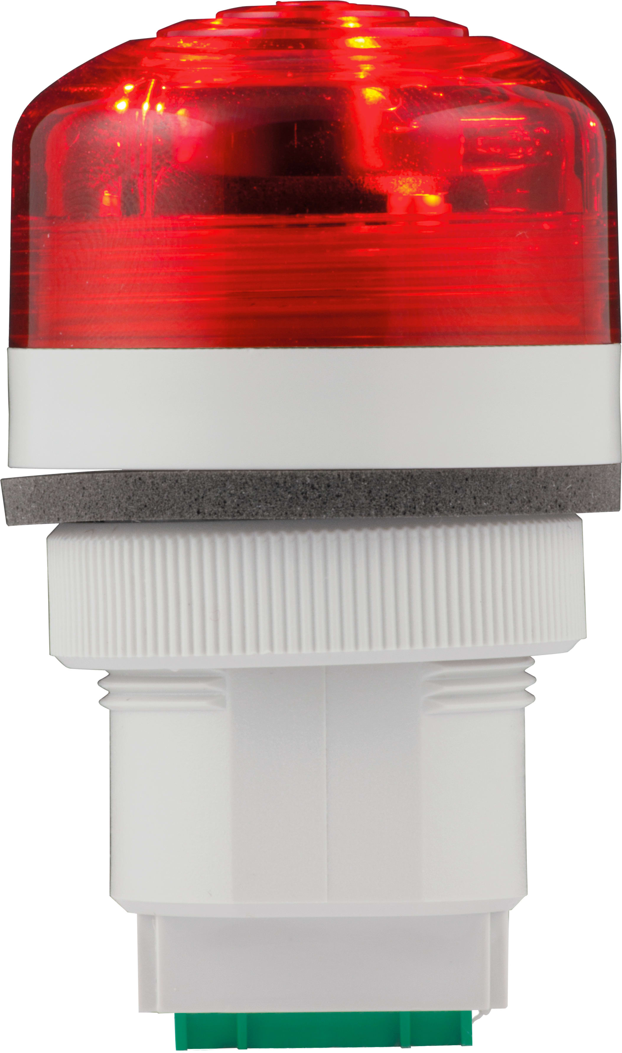 SIRENA - buzzer piézo-électrique fixe/clignotante son pulsé et continu 85db base grise