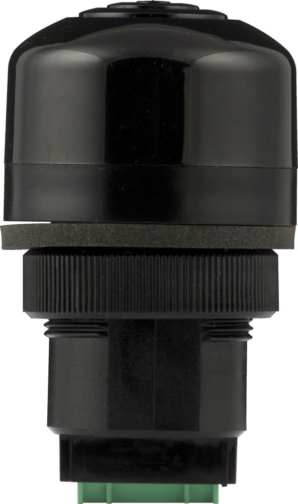 SIRENA - P40 A, buzzer piézo-électrique, son continu 70db, IP65, V12/24ACDC, base noire
