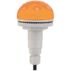 SIRENA - buzzer lumineux encastrable P50 A LED 92dB orange 12/24VCACC IP65 P-E M12