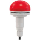 SIRENA - buzzer lumineux encastrable P50 A LED 92dB rouge 12/24VCACC IP65 P-E M12