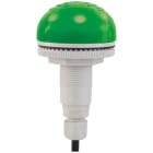 SIRENA - buzzer lumineux encastrable P50 A LED 92dB vert 12/24VCACC IP65 P-E M12