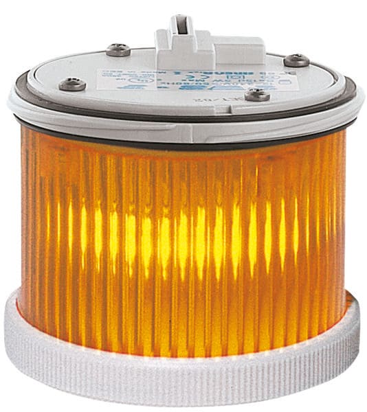 SIRENA - TWS FLASH : élément lumineux orange - clignotant - IP66 - V12/48DC - bague grise